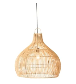 Lampa wisząca Pear 80 cm naturalna