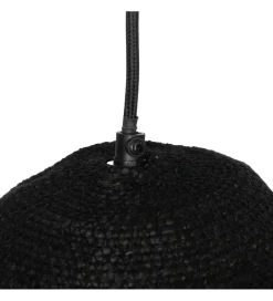 Lampa wisząca REHANELA 40 cm czarna