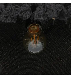 Lampa wisząca REHANELA 40 cm czarna