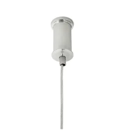 Lampa Wisząca RING 40 Cm Srebrna