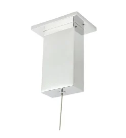 Lampa wisząca RING 80 cm srebrna