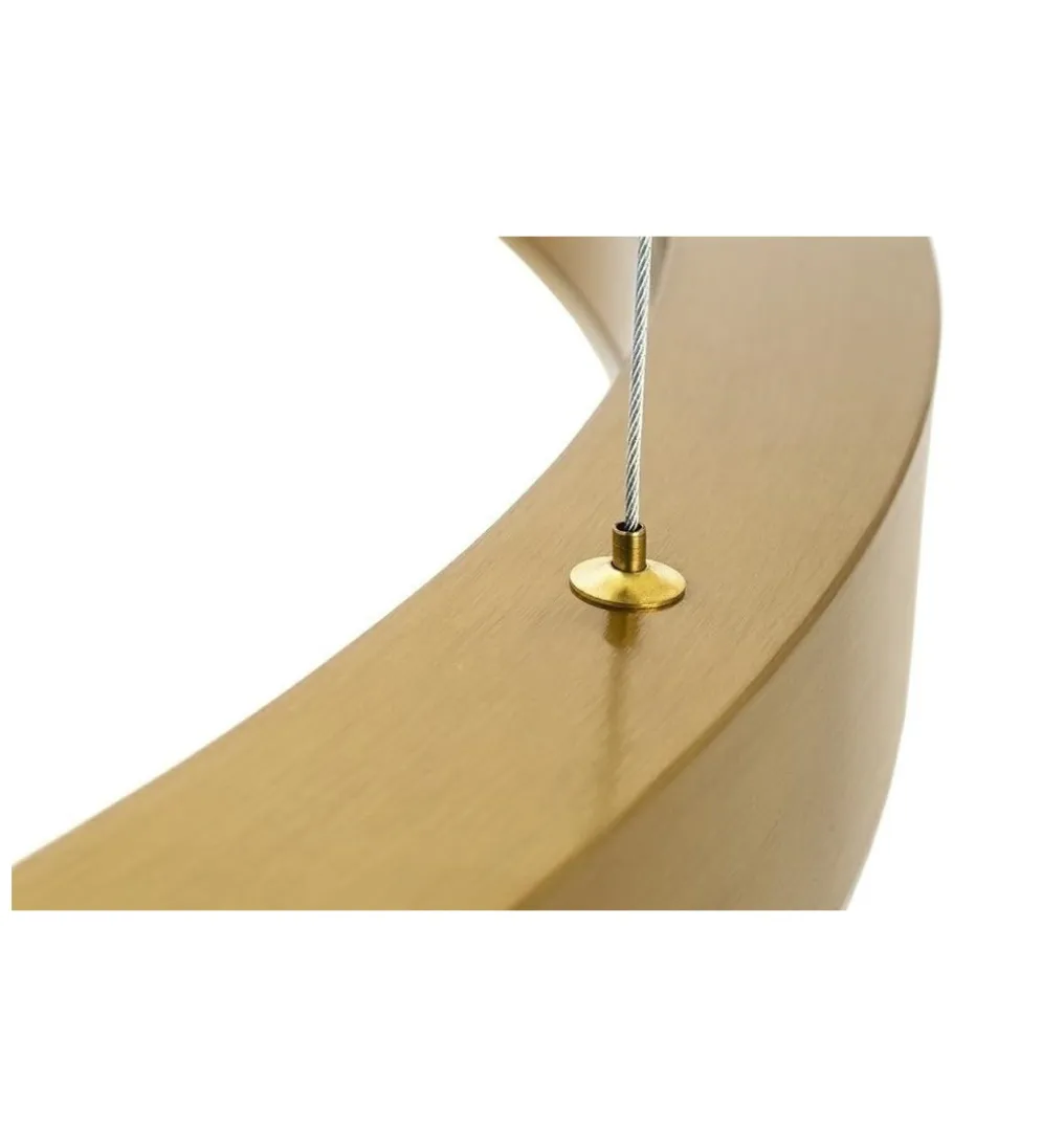 Lampa wisząca RING 100 cm złota