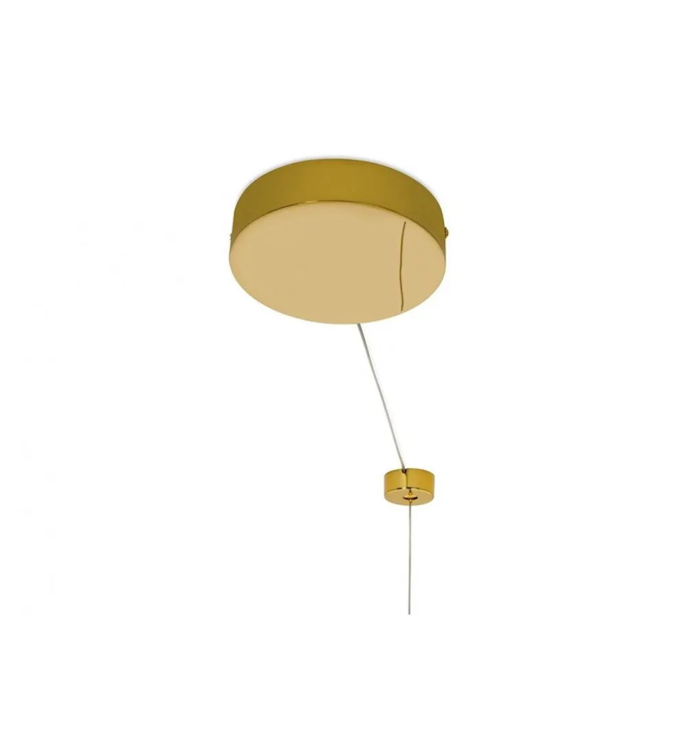 Lampa Wisząca RING LUXURY 110 Cm Złota