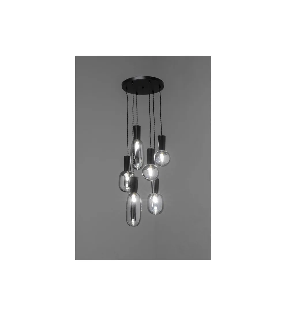 Lampa wisząca ROMEO 42 cm czarna