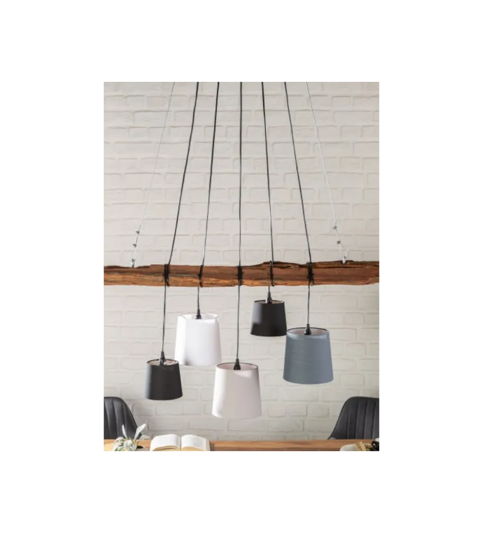 Lampa wisząca Saint-Louis 115 cm drewno driftowe