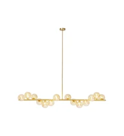 Lampa wisząca Scala Balls Brass 150 cm złota