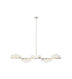 Lampa Wisząca Scala Balls Brass 155 Cm srebrna