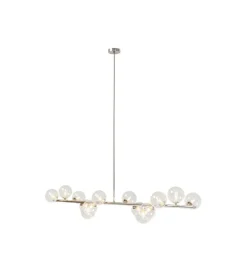Lampa Wisząca Scala Balls Brass 155 Cm srebrna