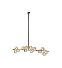 Lampa wisząca SCALA BALLS 150 cm czarna