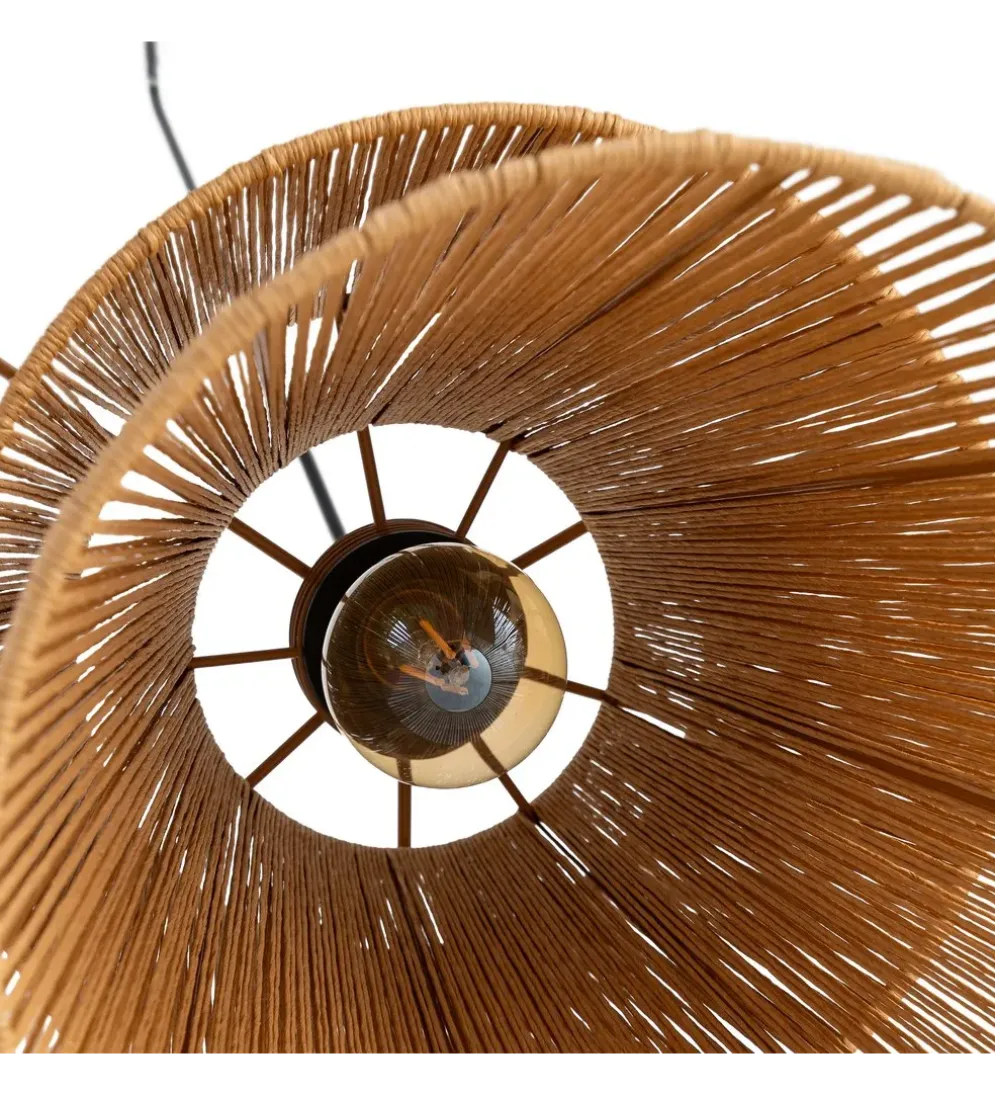Lampa wisząca SEVEN 50 cm naturalna