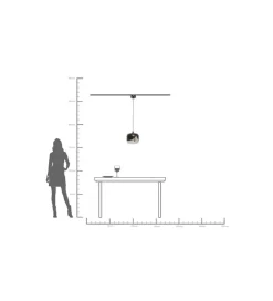 Lampa wisząca SMOKE GOBLET 25 cm