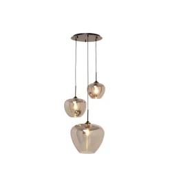 Lampa wisząca SPHERE 45 cm smoke