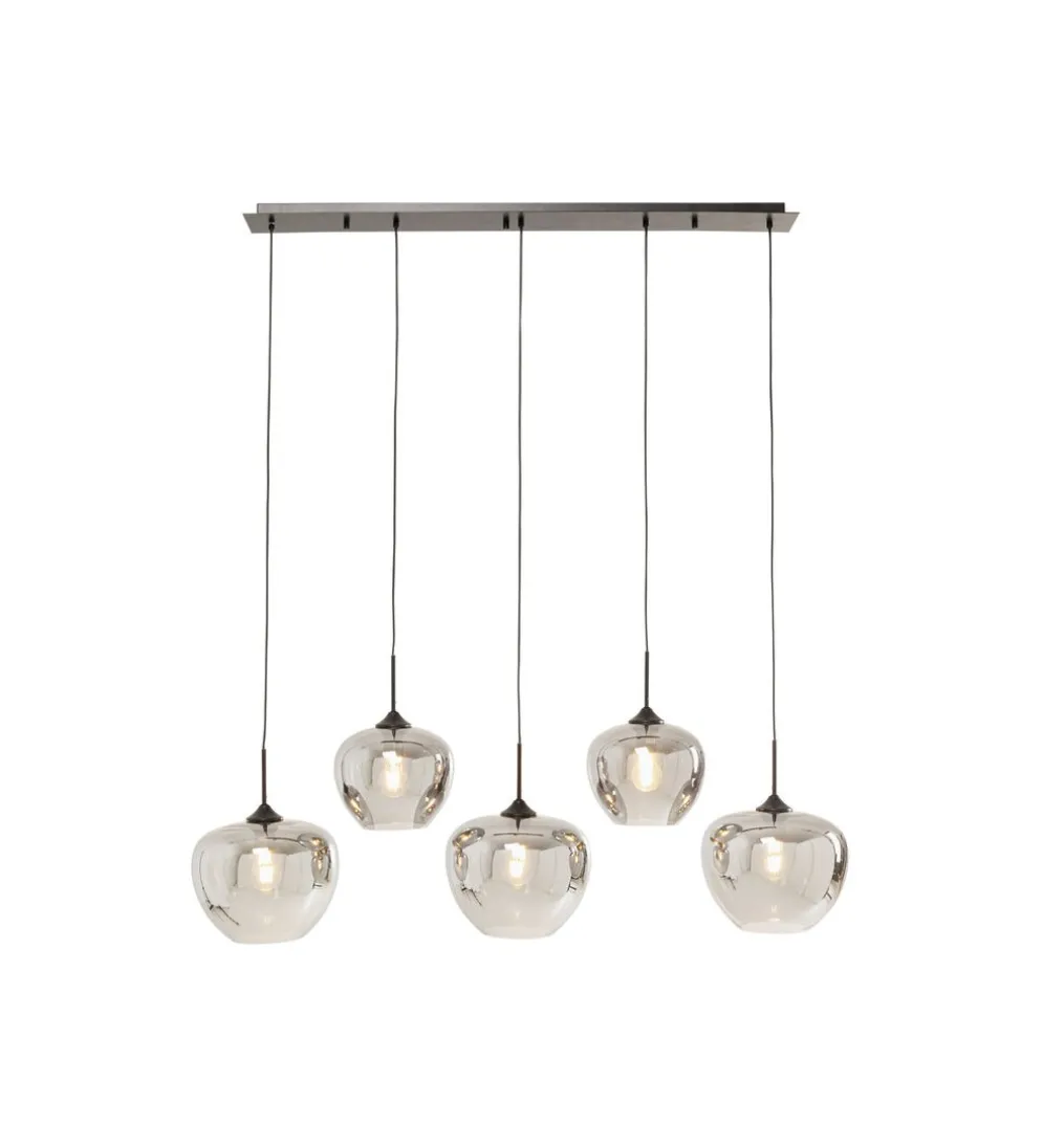 Lampa wisząca SPHERE FIVE 160 cm smoky