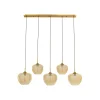 Lampa wisząca SPHERE FIVE 160 cm złota