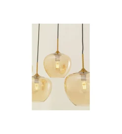 Lampa wisząca SPHERE FIVE 160 cm złota