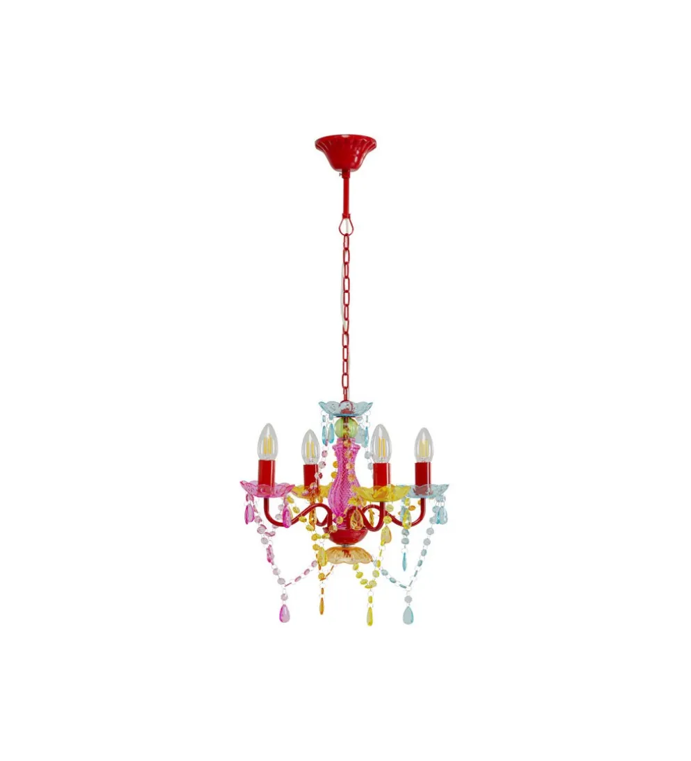 Lampa wisząca STARLIGHT 45 cm tęczowa
