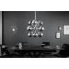 Lampa wisząca STARS 72 cm srebrna