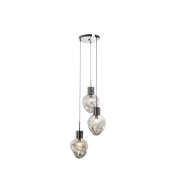 Lampa wisząca SUPERNOVA SMOKY TRE 45 cm