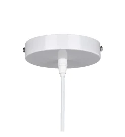 Lampa wisząca TECHO 52 cm ratan kremowa