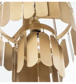 Lampa wisząca TECHO 30 cm złota