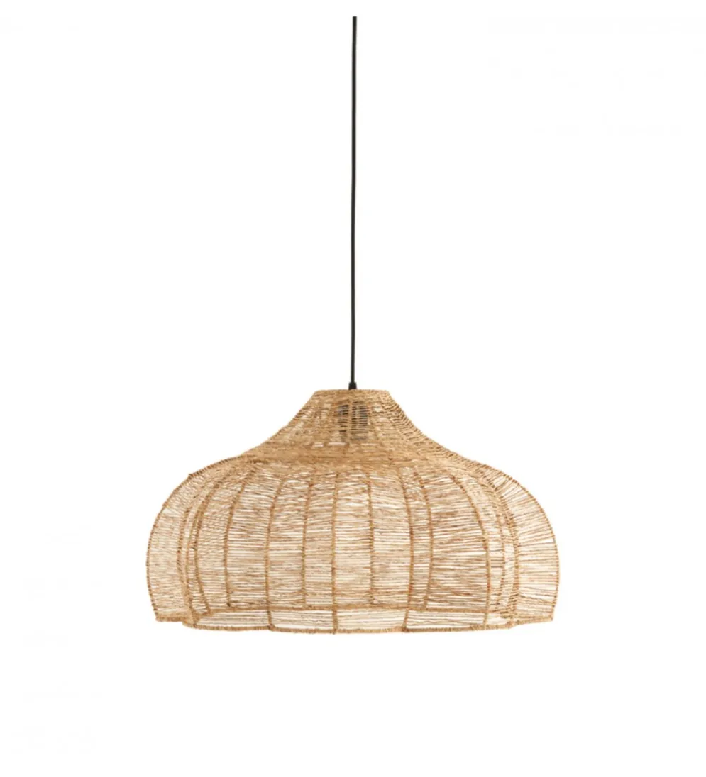 Lampa wisząca TONODA 60 cm juta naturalna