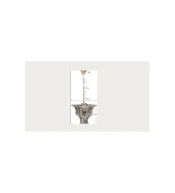 Lampa wisząca VENEZIA 50 cm smoke
