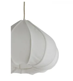 Lampa wisząca ZUBEDA 38 cm kremowa