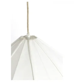 Lampa wisząca ZUBEDA 58 cm kremowa