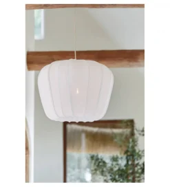 Lampa wisząca ZUBEDO 60 cm kremowa