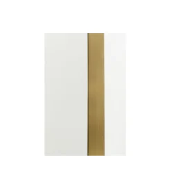 Lustro AREZZO trapez mosiądź 65 x 160 cm