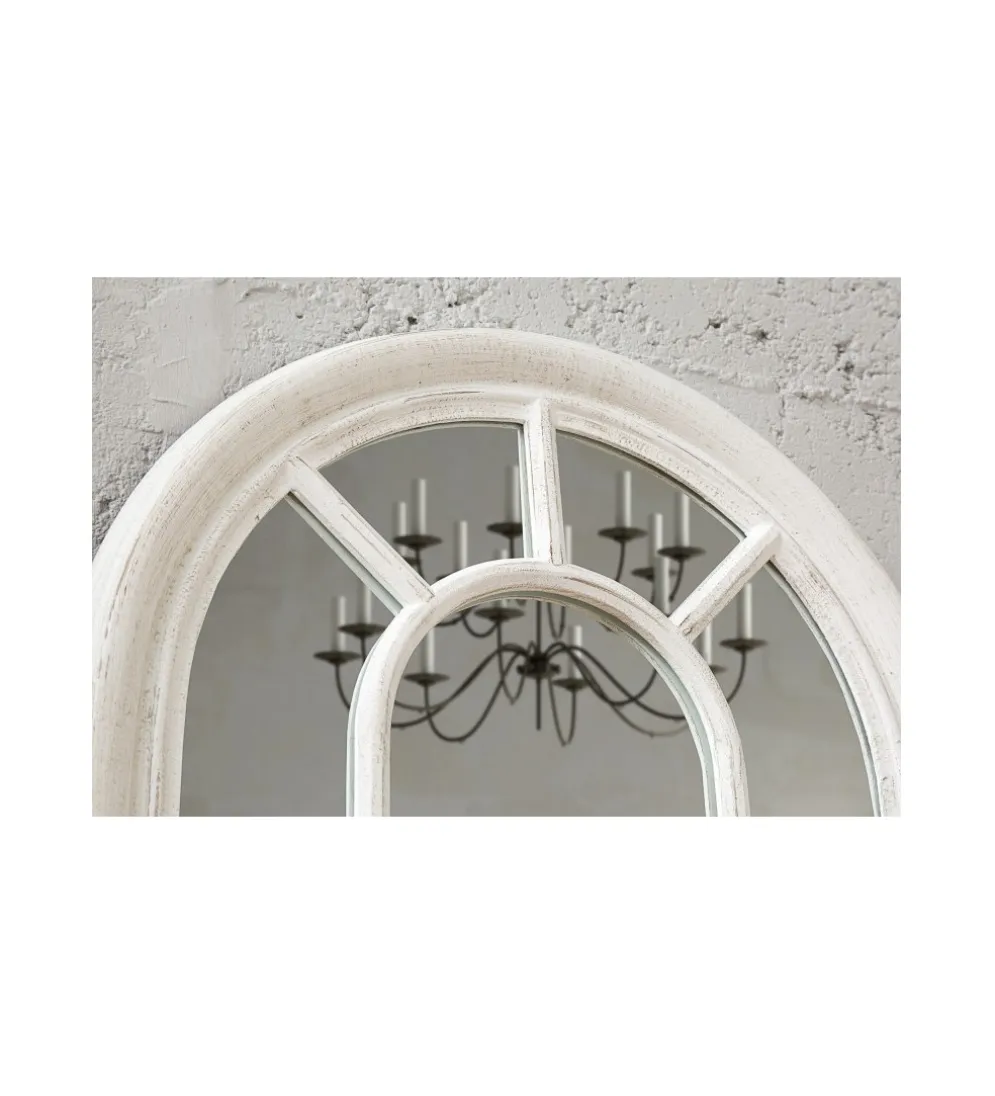 Lustro Ścienne Castillo 140cm Grau Vintage białe