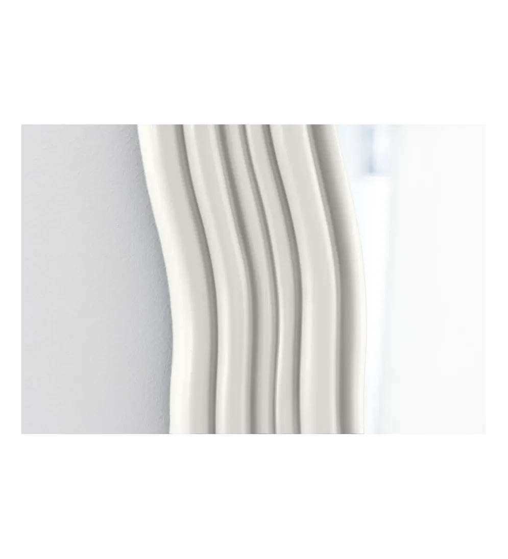 Lustro ścienne FUENTE II RUBIO 100 cm białe