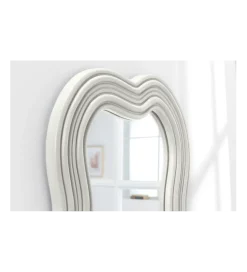 Lustro ścienne FUENTE II RUBIO 100 cm białe