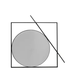 Lustro ścienne MIRO 88 cm czarne