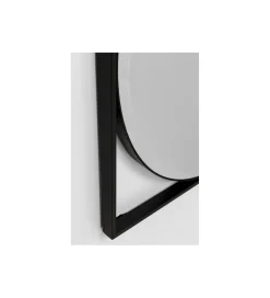 Lustro ścienne MIRO 88 cm czarne