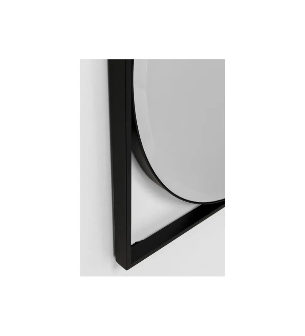 Lustro ścienne MIRO 88 cm czarne