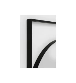 Lustro ścienne MIRO 88 cm czarne
