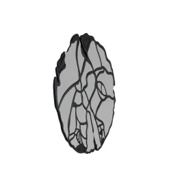Lustro ścienne Pieces 100 cm czarne