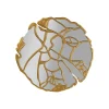 Lustro ścienne Pieces 100 cm złote