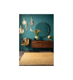 Lustro CURVE 100 cm mosiądź