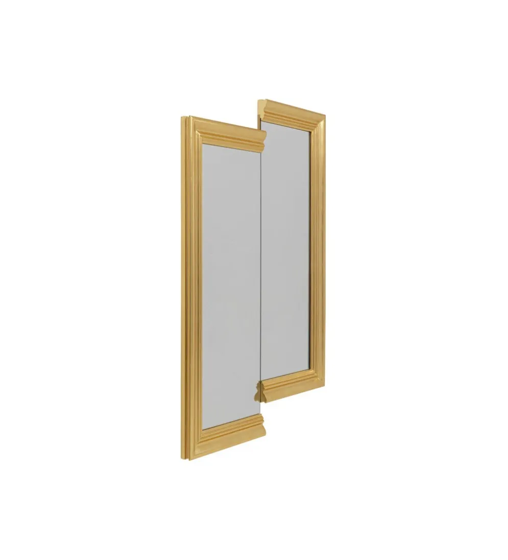 Lustro DOUBLE VISION RECTANGULAR 121 x 81 cm złote