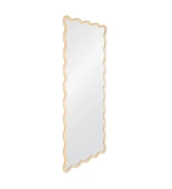 Lustro JOMANEO 180 cm drewno paulowni naturalne