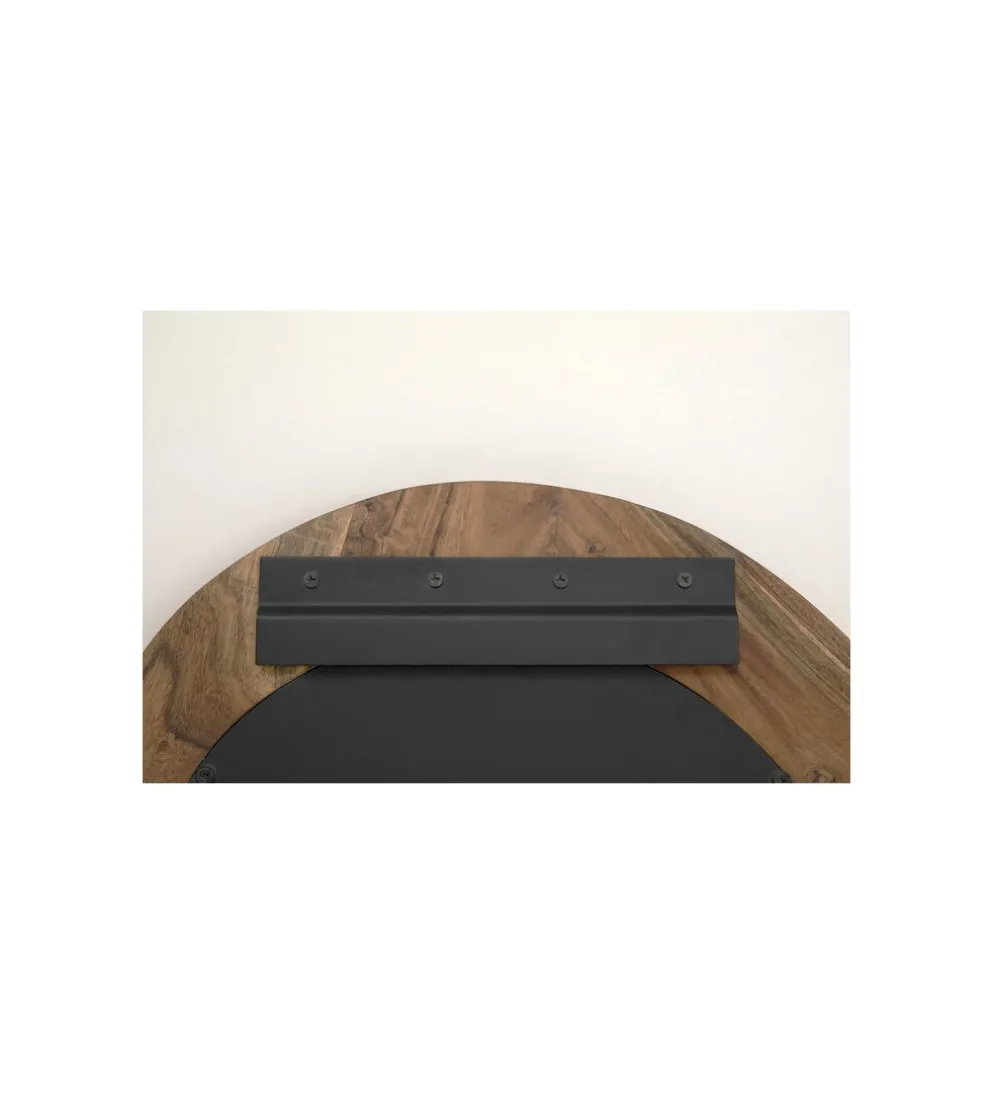 Lustro JORGE 91 x 45 cm drewno akacja naturalne