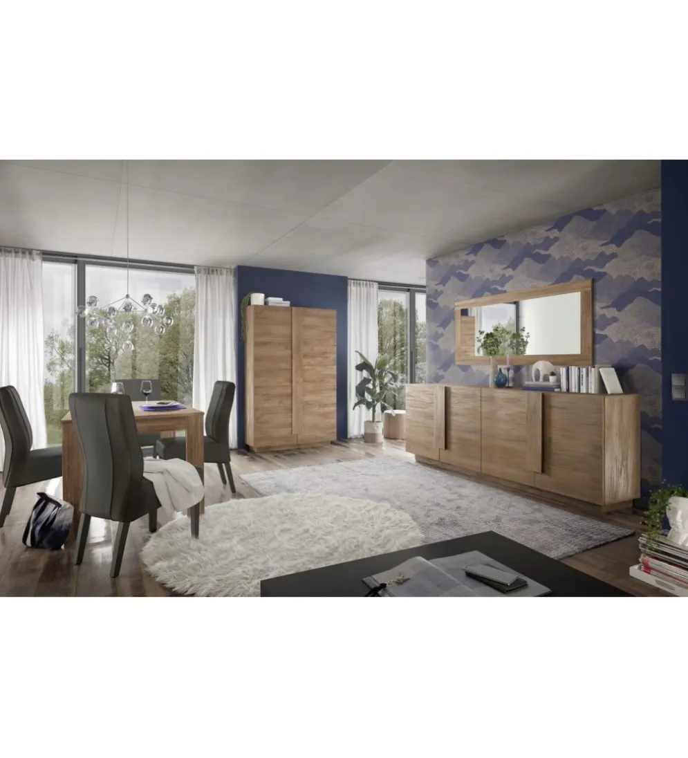 Lustro JUPITER 170 cm w kolorze dąb Mercure