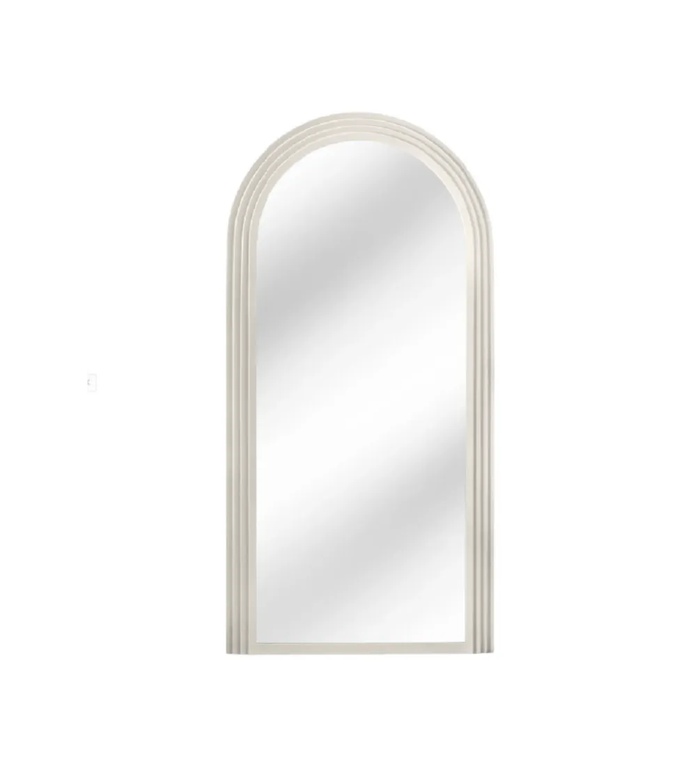 Lustro KIRAZ ART DECO 160 cm białe