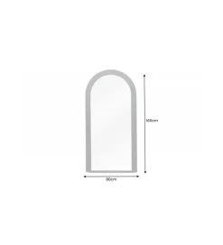 Lustro KIRAZ 160 cm czarne
