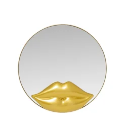 Lustro LIPS 100 cm złote