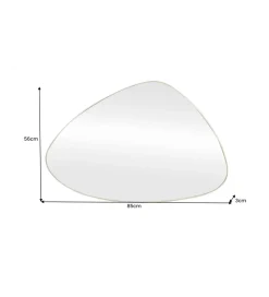 Lustro NOEMI 85 cm złote