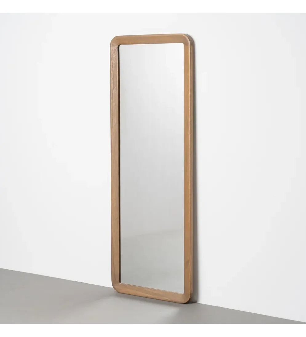 Lustro NOGALE 160 cm drewno paulowni naturalne