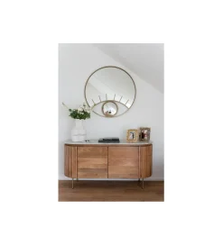 Lustro OCCHI 100 cm złote